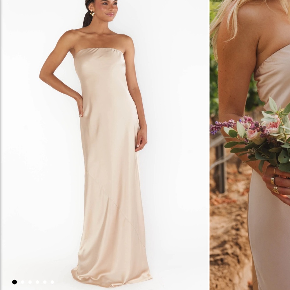 Mumu Taylor Tube Maxi Dress